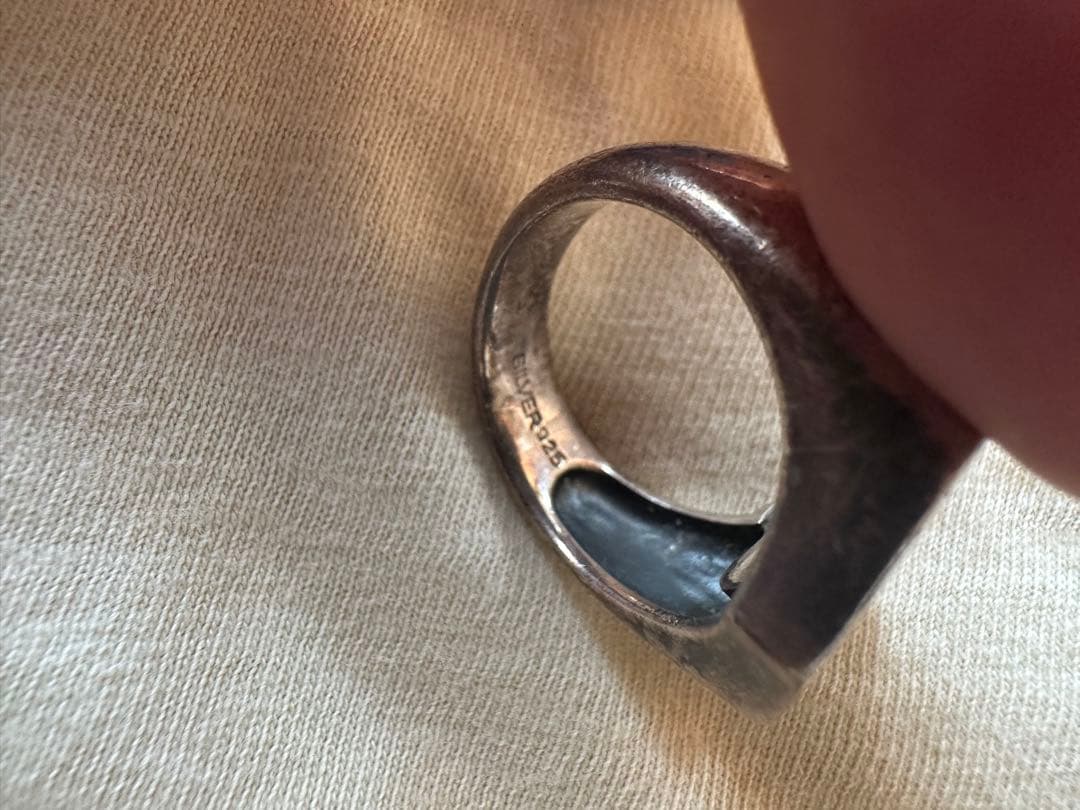 選手兼任監督 希少　ホースシューリング シルバー925