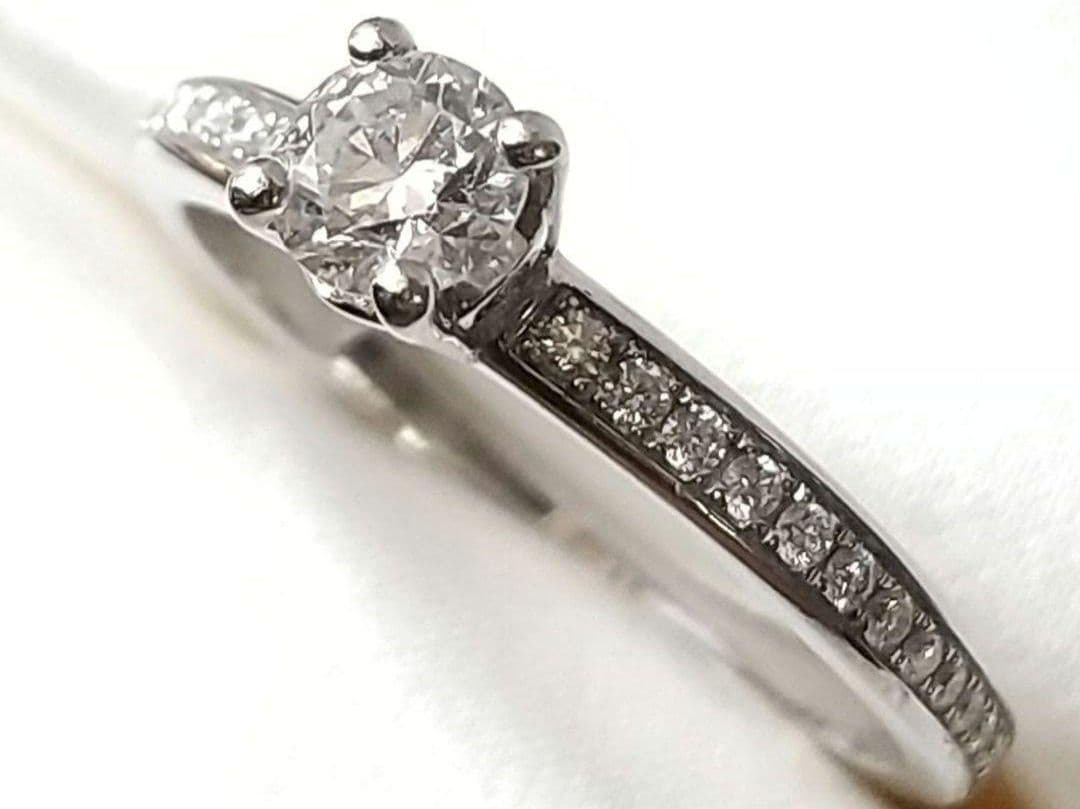 出品は本日22時まで！ブルガリ ローマ アモール リング 0.3ct/G/VS1