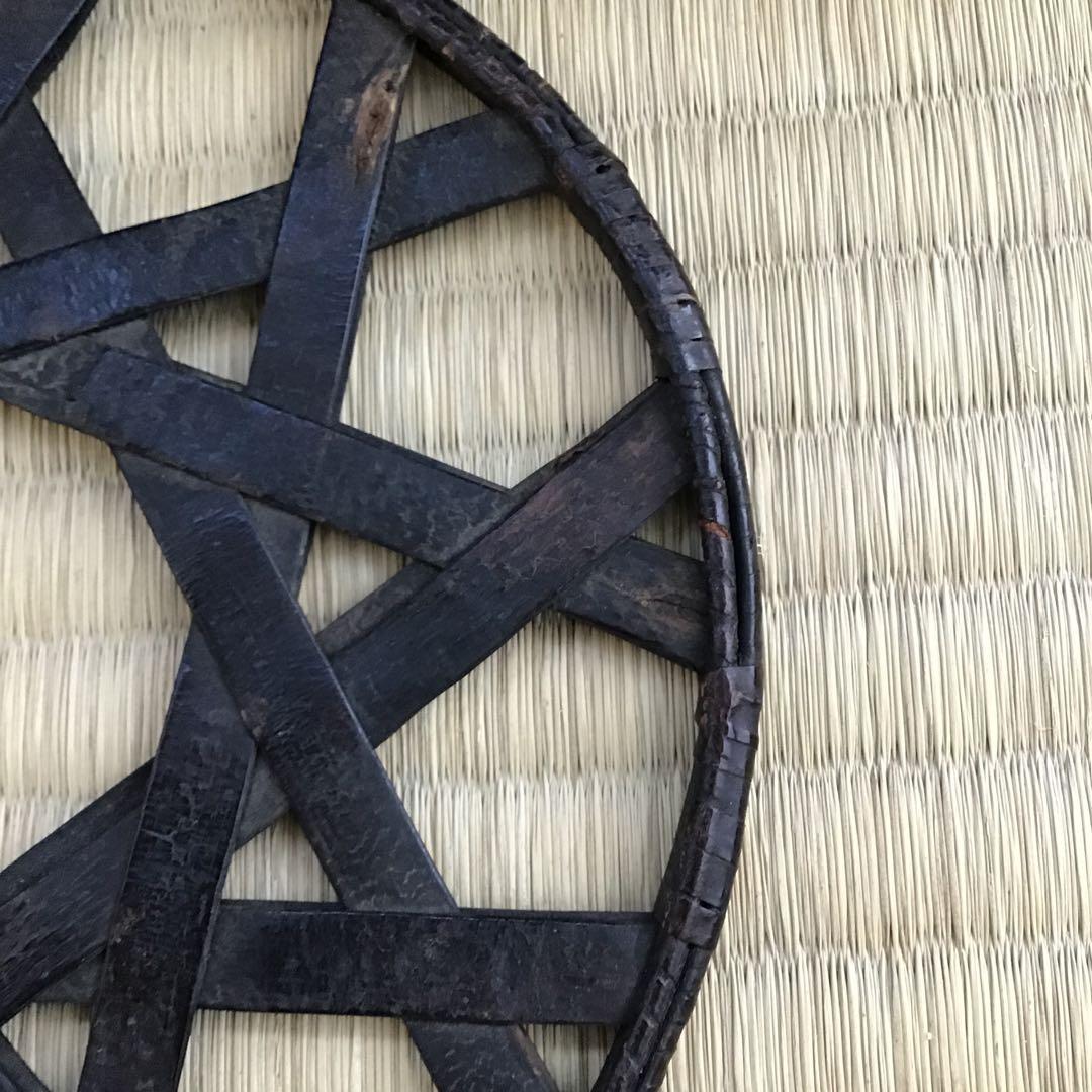 茶道具 釜敷 時代カンバ釜敷 宗慶書付 収納袋共箱 税抜