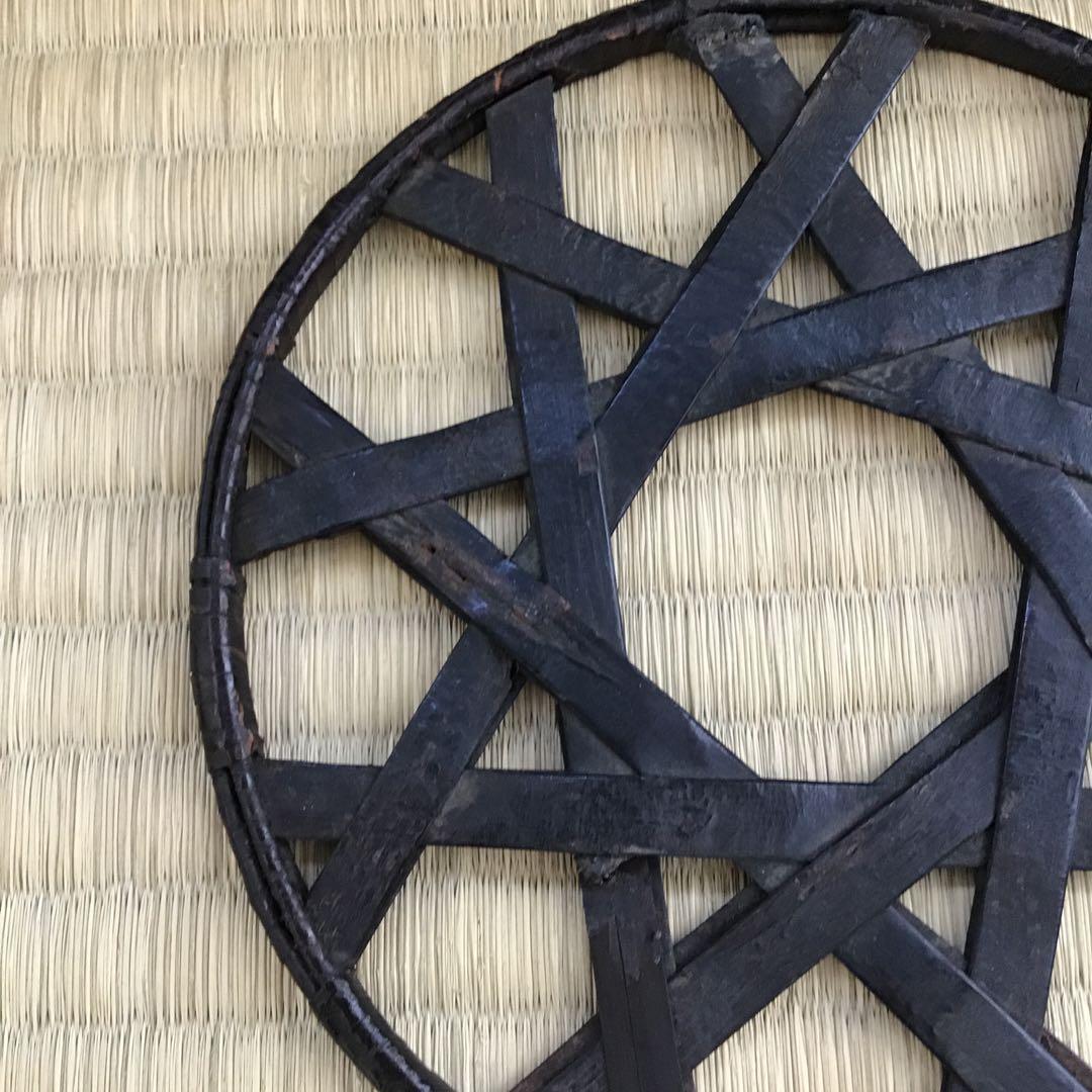 茶道具 釜敷 時代カンバ釜敷 宗慶書付 収納袋共箱 税抜