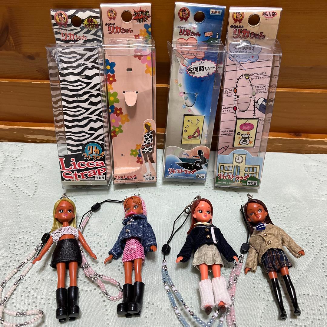 りかちゃん ストラップ(平成レトロ)ギャルりかちゃん 4個