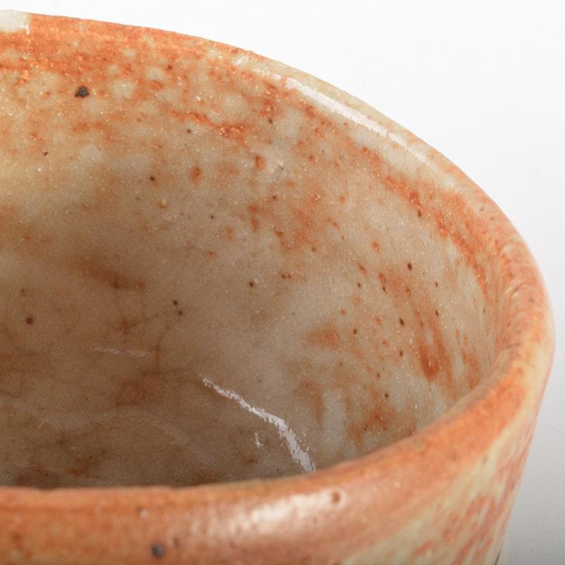 茶道具 志野焼 人間国宝 加藤孝造作 茶碗 共布共箱 M R6892 - メルカリ