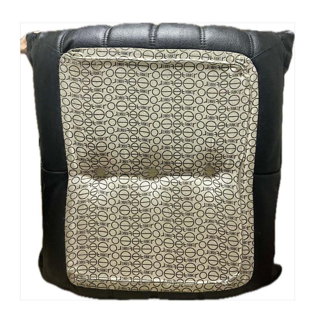 smjky3050　リーンロゼ　オットマン　革　レザー　黒　保管品