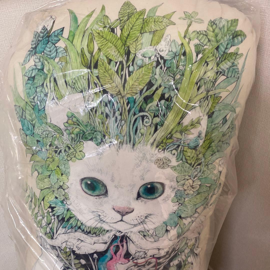 希少！直筆サインイラスト入り！ヒグチユウコさんビッグクッション