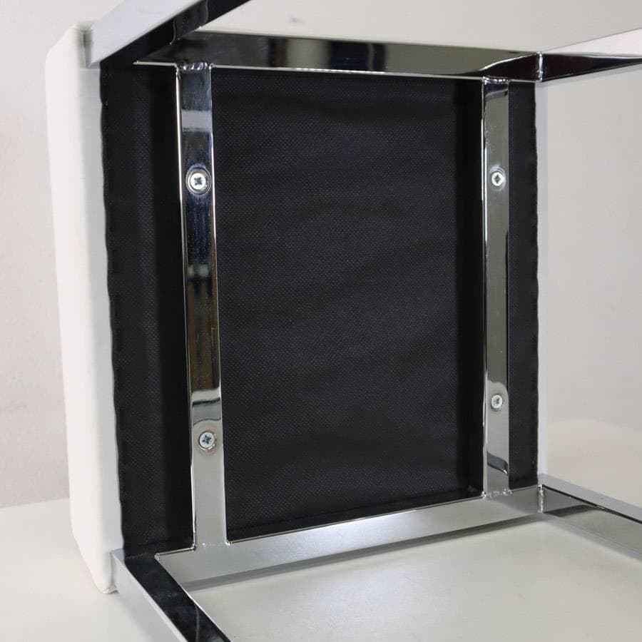 値下げカッシーナイクスシー取扱 ドイツ製 デコワルター レザースツール ホワイト