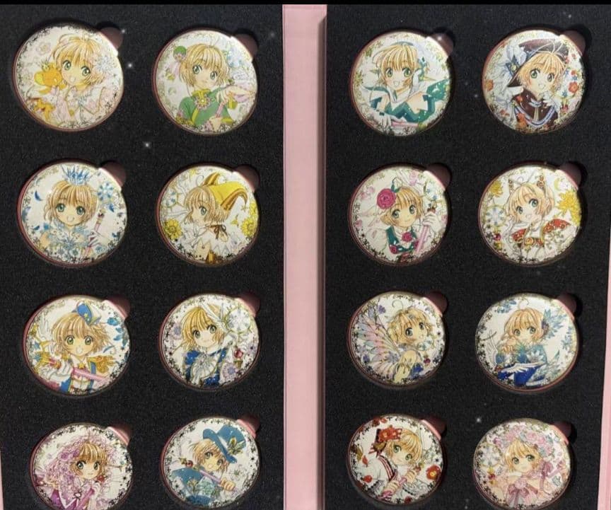 Clamp展 完全受注 カードキャプターさくら 缶バッジセット