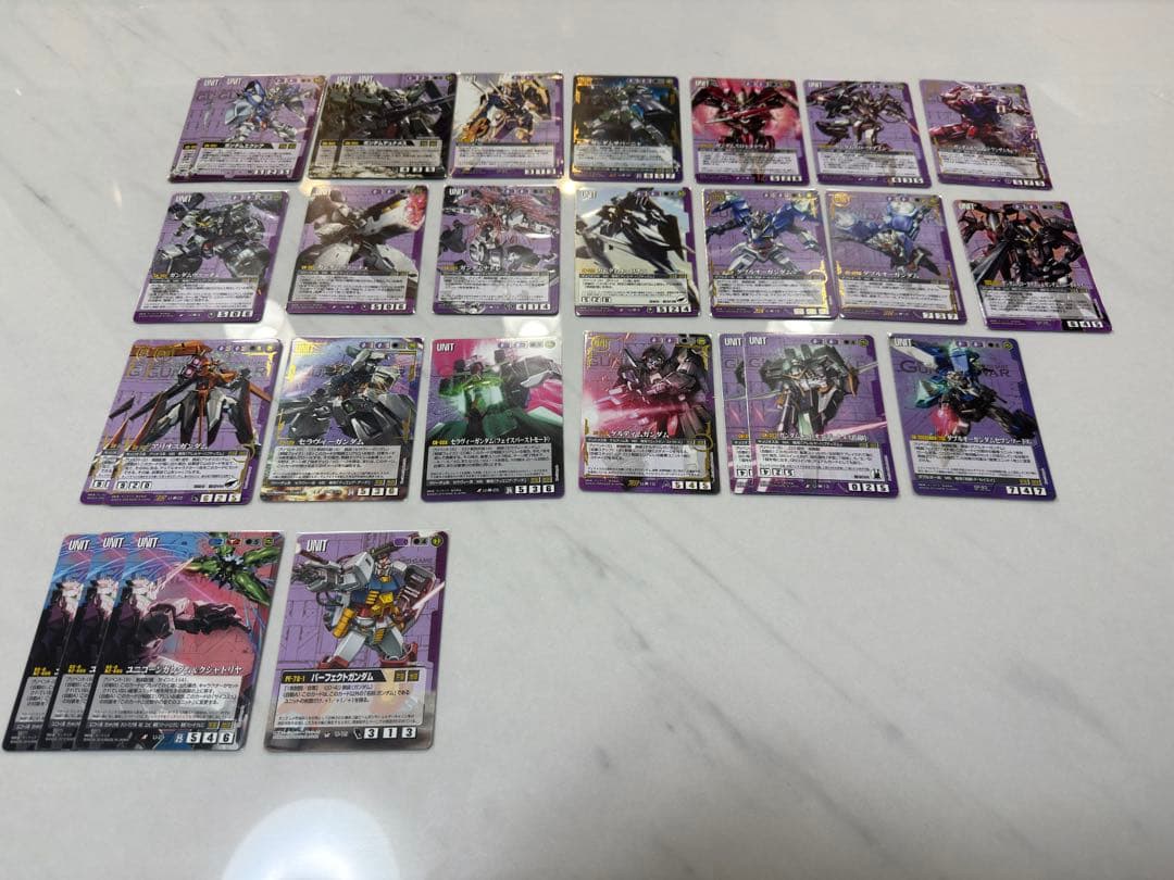 旧ガンダムウォー赤紫デッキ＆おまとめセット連休値下げ中｜旧ガンダム