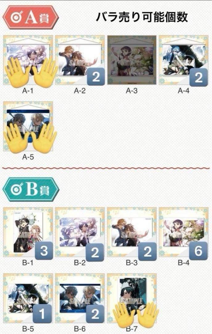 SAO くじ引き堂 ソードアートオンライン 電撃文庫30周年 セミコンプリート