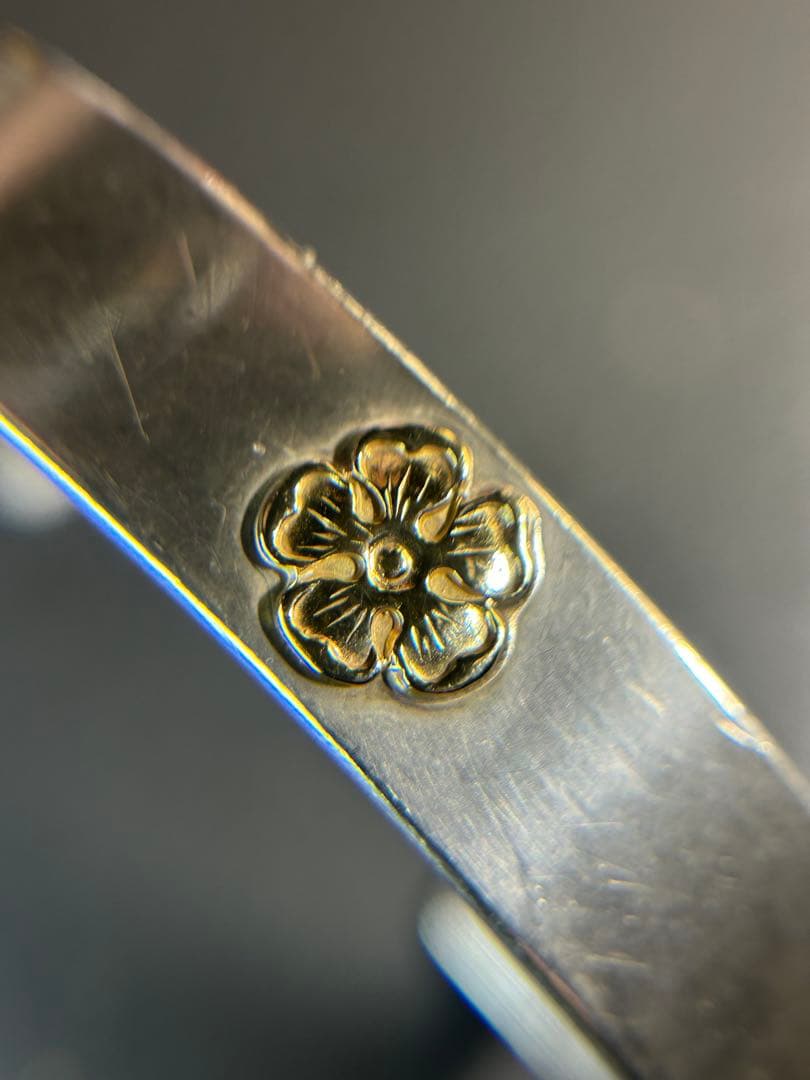 鷲見太郎　18金ローズバングル　オーダー品2年待ち　鷲スタンプ2羽刻印