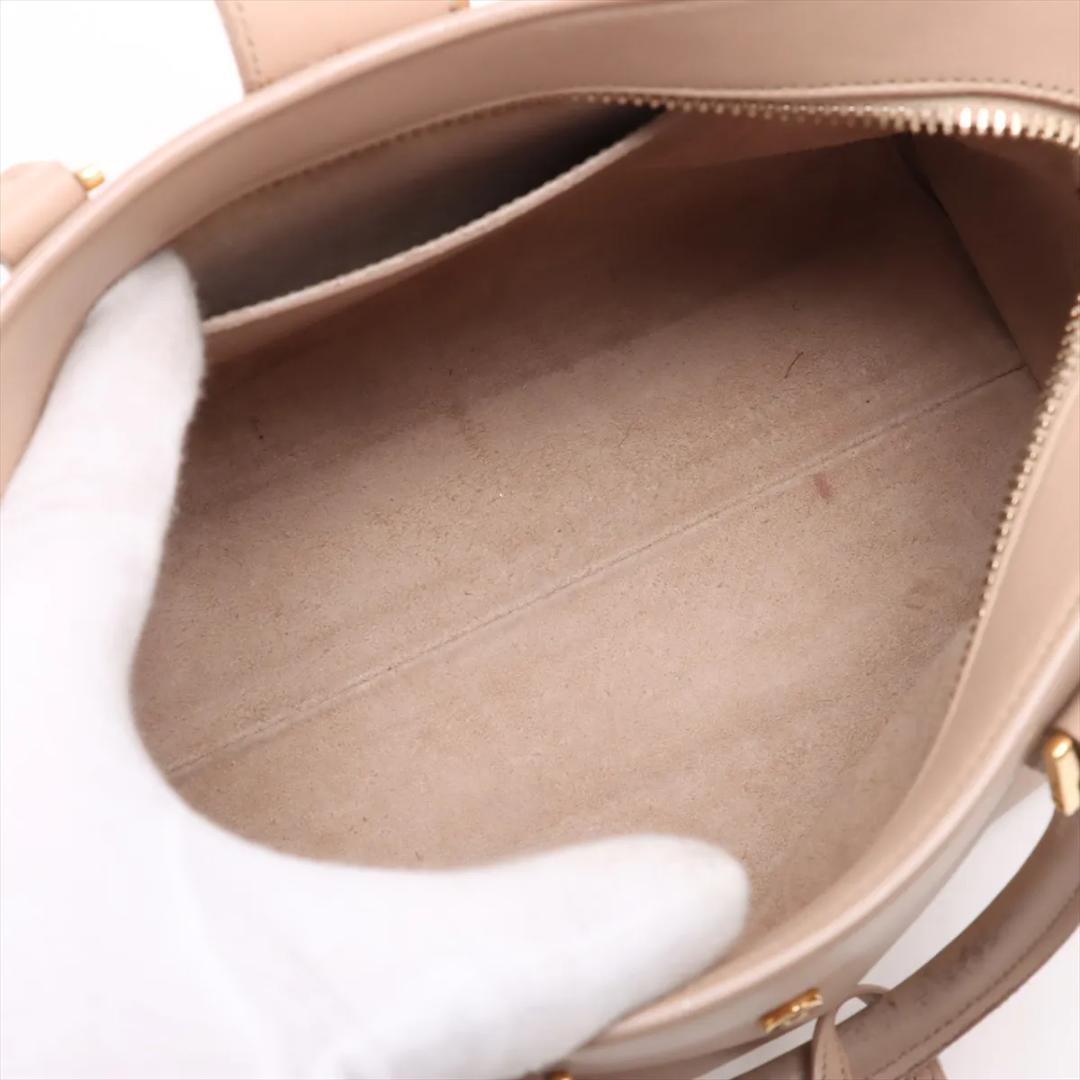 美品 サンローラン ベイビーカバス YSL ベージュ ハンドバック ゴールド金具