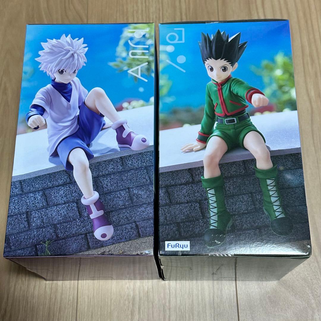 ハンターハンター　ぬーどるストッパーフィギュア　ゴン　キルア　マチ　シャルナーク