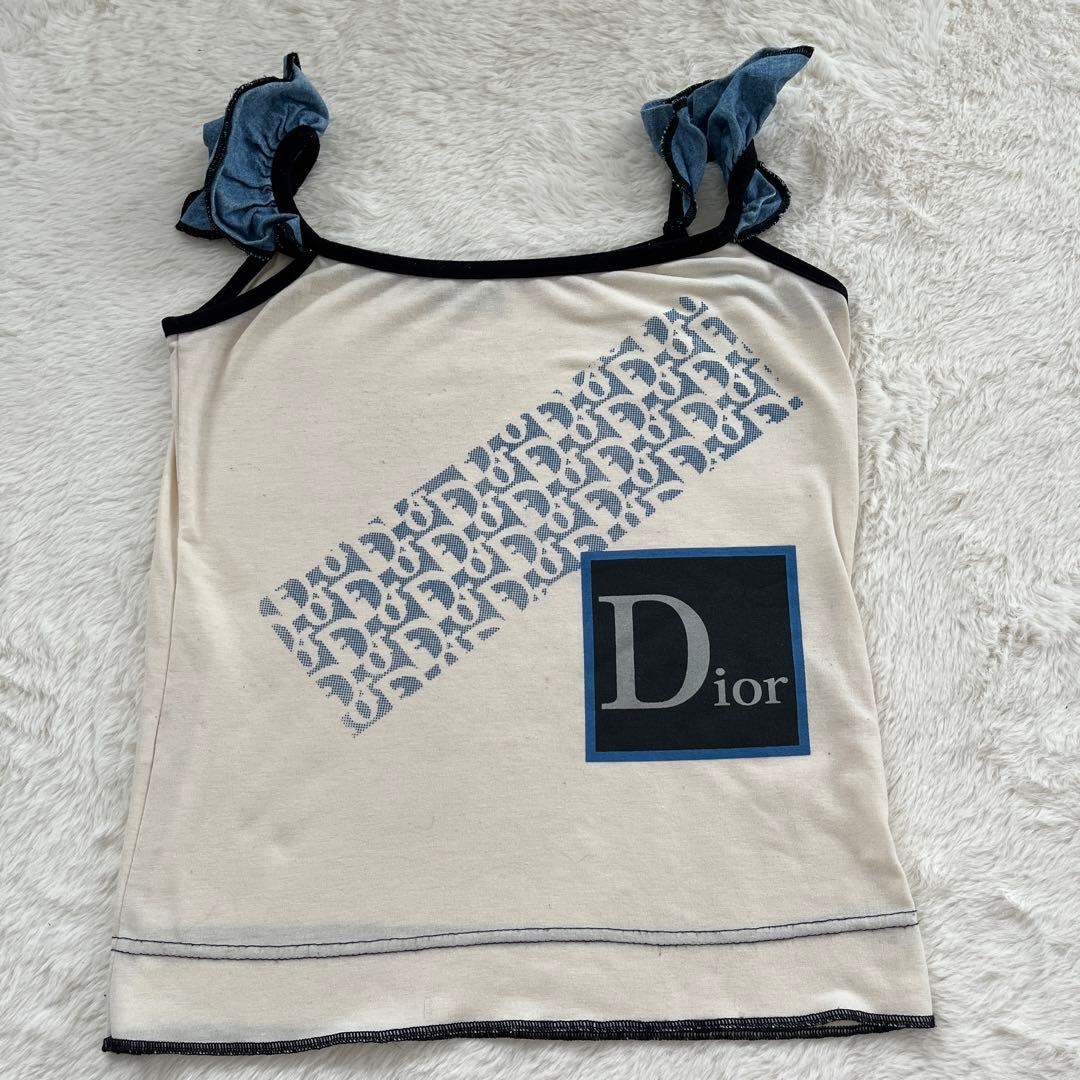 DIOR ロゴタンクトップ　ビスチェノースリーブ