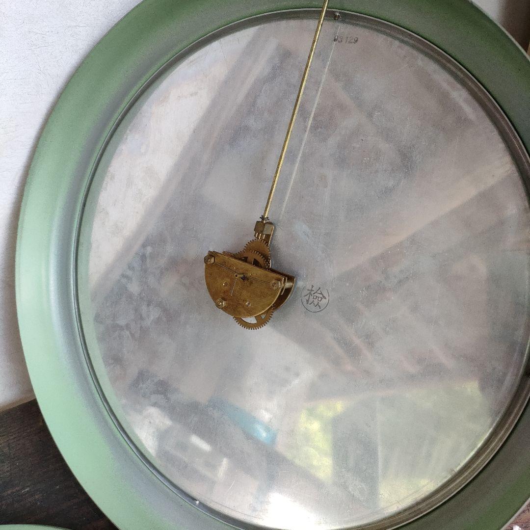 ジャンク不動品 光星舎 KOSEISHA 電波式振り子時計 直径34cm 希少