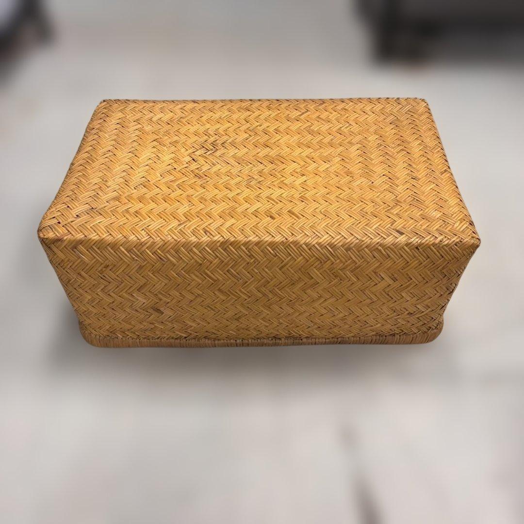 昭和レトロ 柳行李 柳こおり 収納箱 衣装入れ 竹籠 葛籠 つづら 古道具