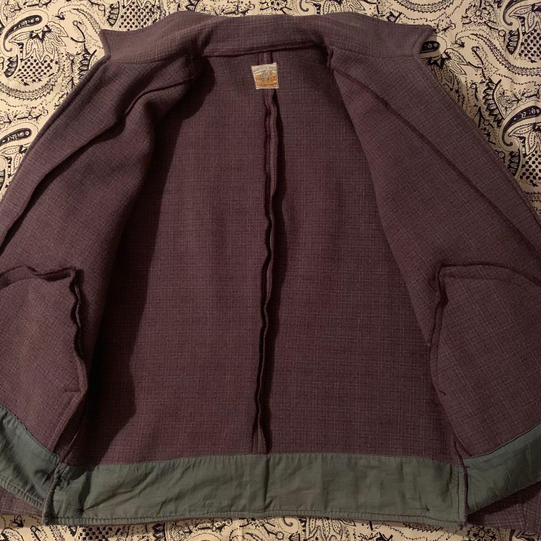 40s【SPECIAL】超高配色 ウール スポーツジャケット スポジャケ 極美品