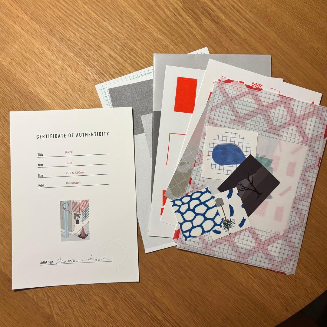 カチナツミ 額装 リソグラフポスター