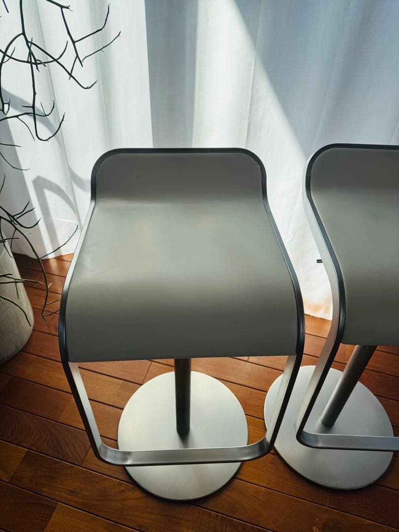 lapalma LEM ラパルマ レム 本革 スツール 2脚セット