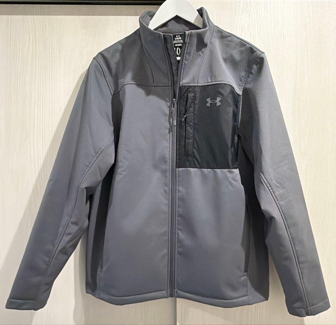 アンダーアーマー メンズ ウインドジャケット UAストーム グレー L スポーツ UNDER ARMOUR（アンダーアーマー） メンズ ウインドジャケット UA