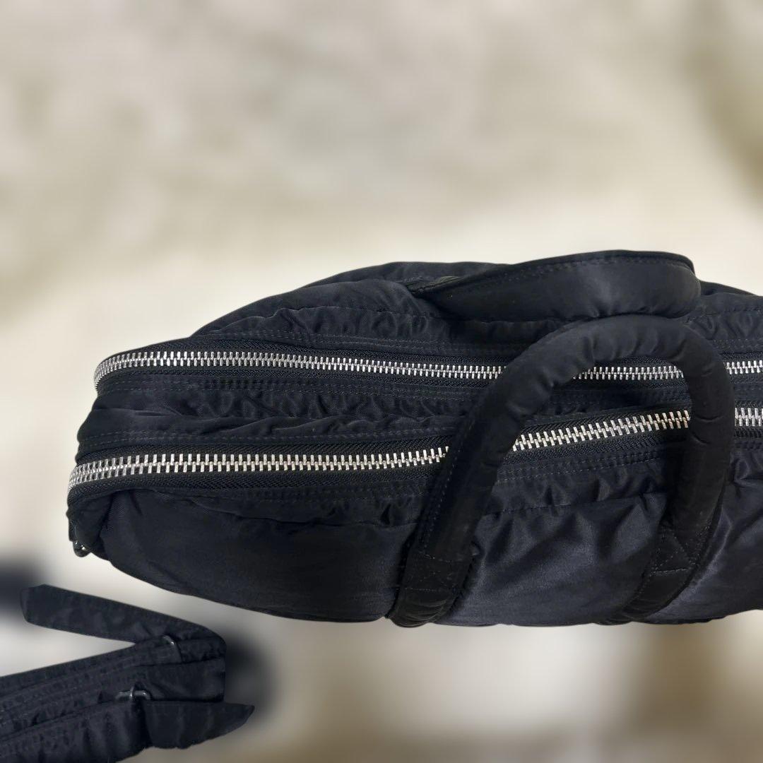 ✨美品✨ポーター タンカー 2way 2層 拡張可能　ブリーフケース 黒 A4