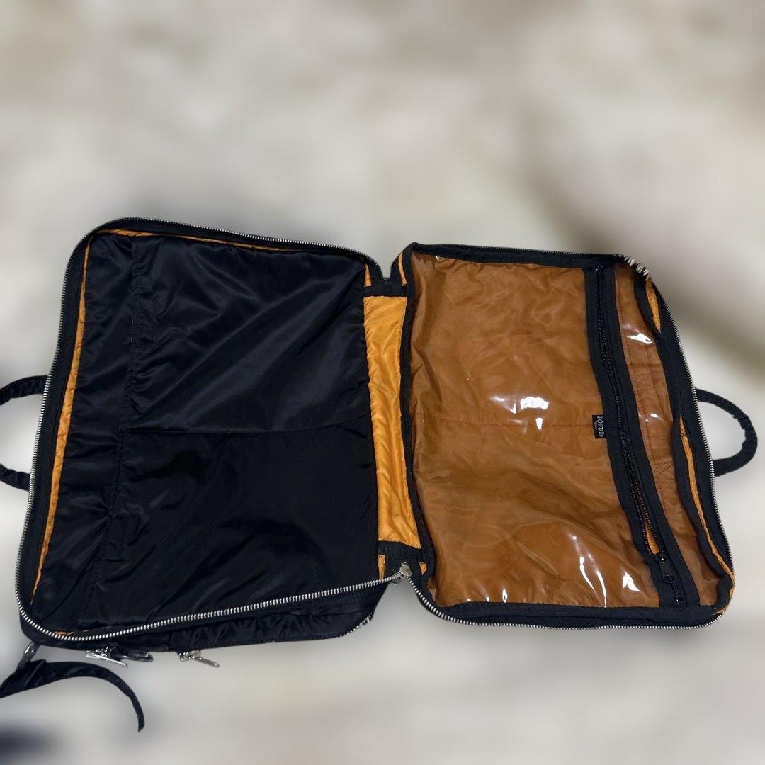 ✨美品✨ポーター タンカー 2way 2層 拡張可能　ブリーフケース 黒 A4