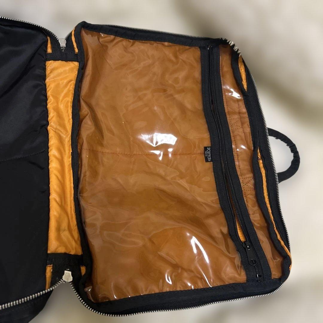 ✨美品✨ポーター タンカー 2way 2層 拡張可能　ブリーフケース 黒 A4