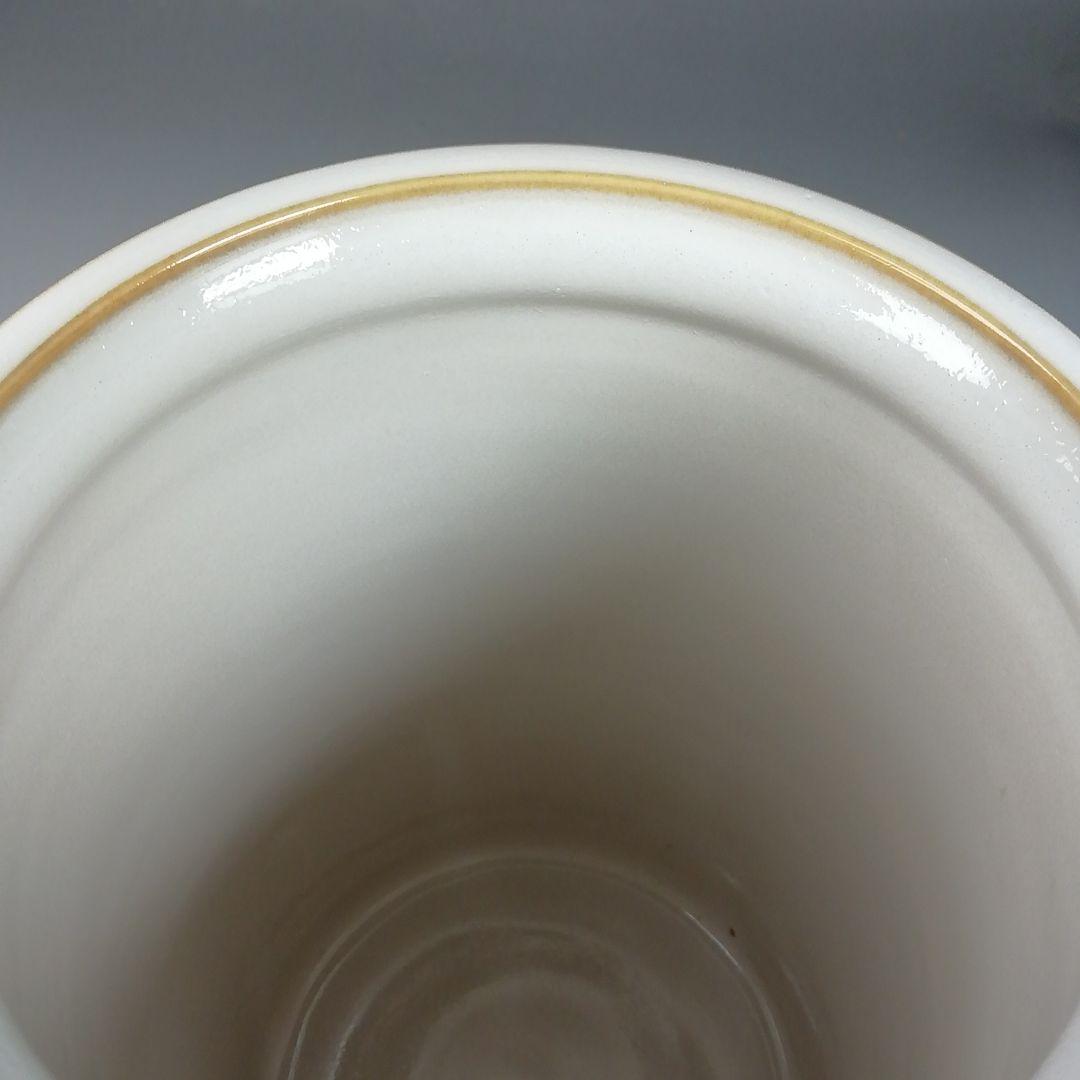 美濃焼名陶 加藤藤山 造 白磁和蘭陀 細水指 共箱