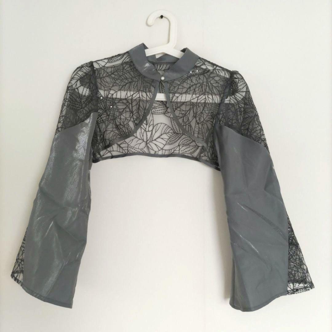 LEJA】リーフ刺繍 パールボレロ付 マーメイドドレス 2点セット 結婚式