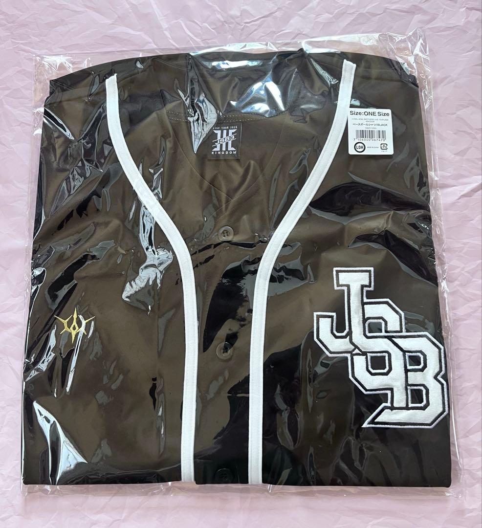 三代目 ベースボールシャツ WHITE 白 FC限定 KINGDOM 三代目 KINGDOM