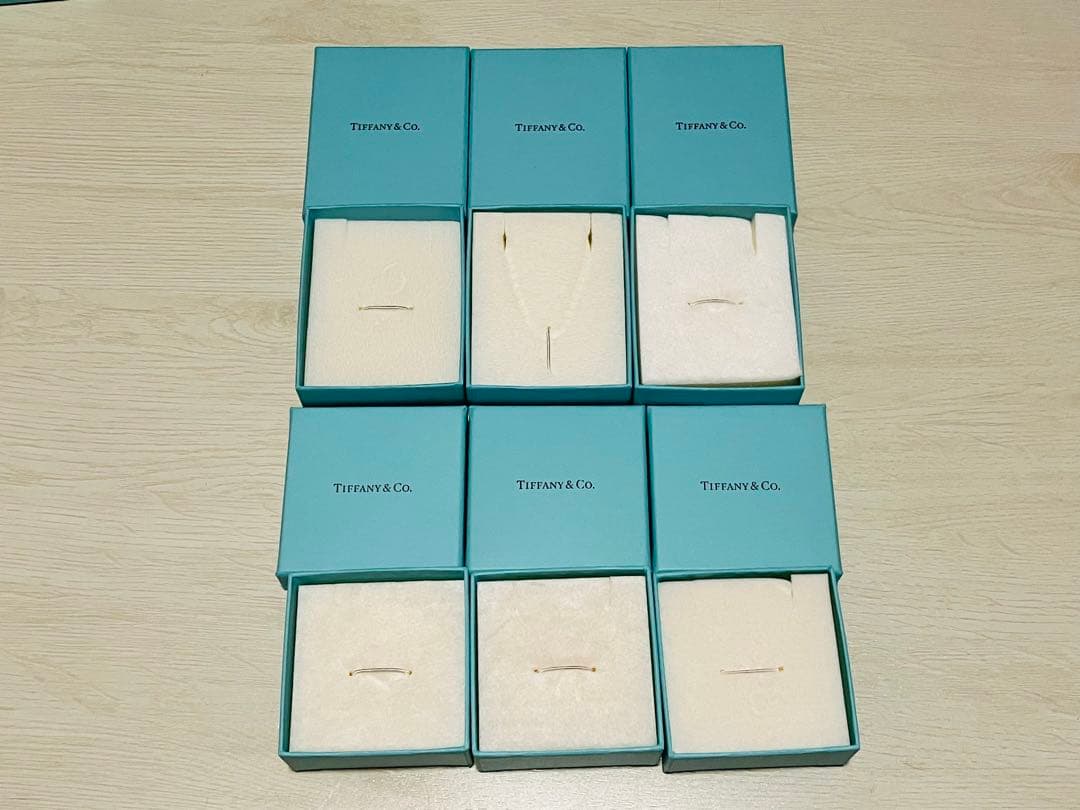 Tiffany & Co. アクセサリー空箱 ギフトボックス 6個セット - メルカリ