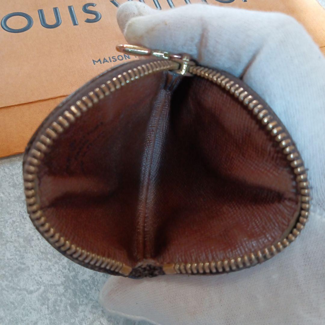 ルイ・ヴィトン。良品モノグラム、ポルトモネ、ロン小銭入れ