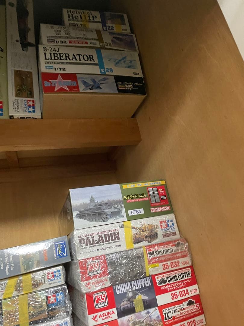 プラモデル1/35戦車（1/32、1/72）戦闘機、爆撃機