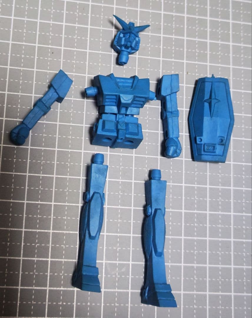 未使用 1979 　クローバー合体消しゴムシリーズガンダムモビルスーツ パート3