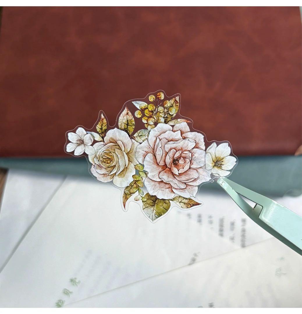 自元素文创《雪痕》海外マスキングテープ　マステ 【2620】