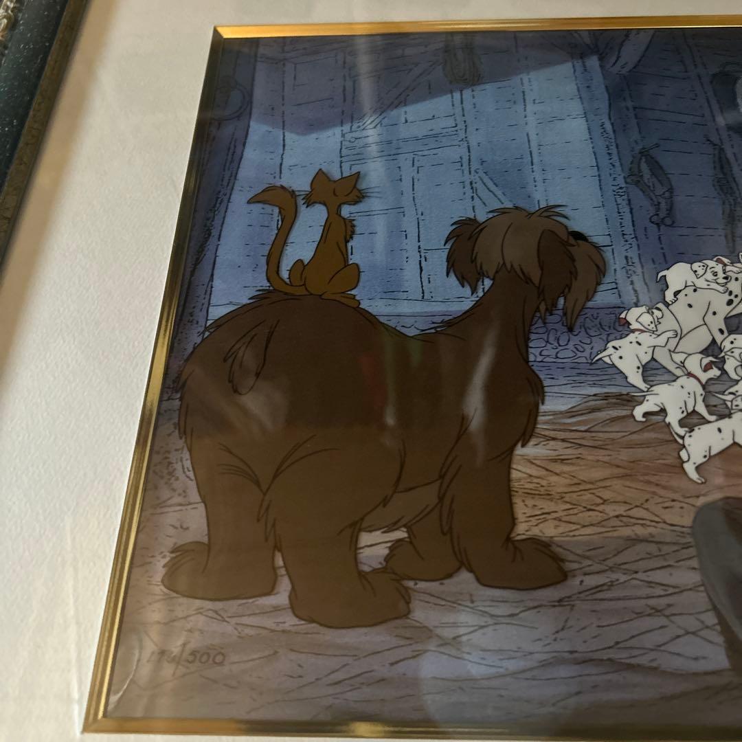 101匹わんちゃん セル画 500枚限定 ディズニー 手書き