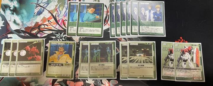 購入 ガンダムウォー 緑ウィニーデッキ 大会優勝経験複数回有り