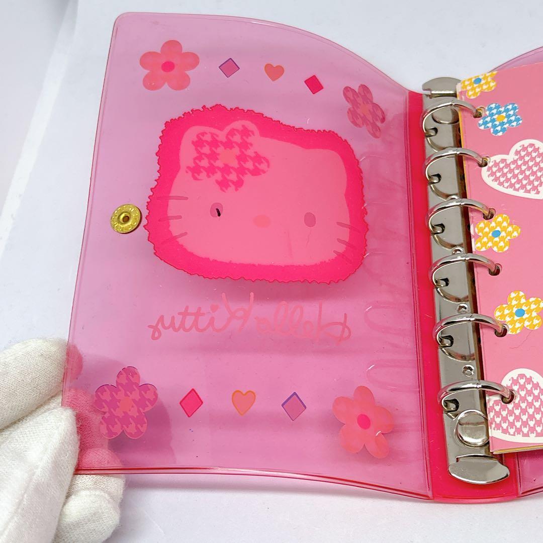 ハローキティ カオハナ 平成レトロ システム手帳 シール 6穴 リング