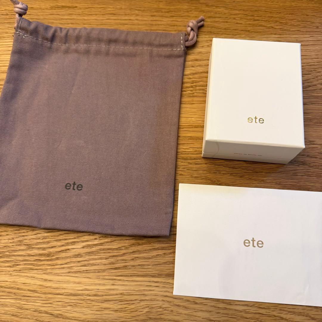 エテ ete 「ONLINE Limited」 K10YG ワイヤー ピアス