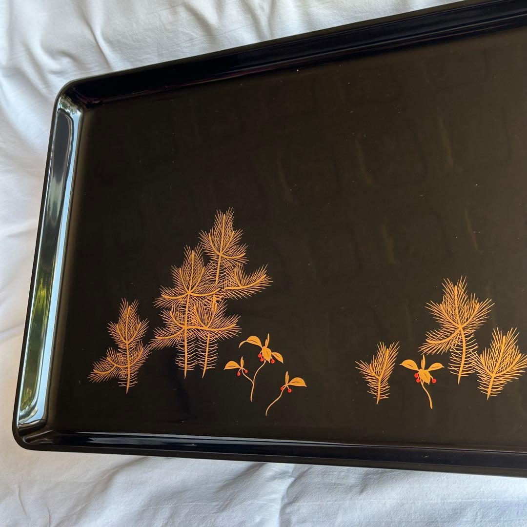 お屠蘇セット　おとそ　御屠蘇器　黒 木製 漆塗り