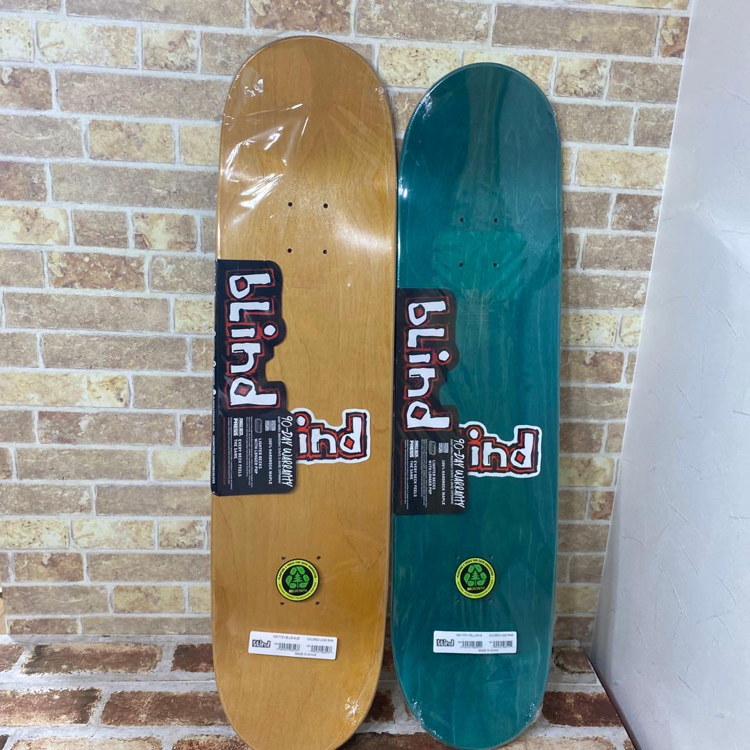 blind スケートボードデッキ 8.25インチ8インチ2本セット