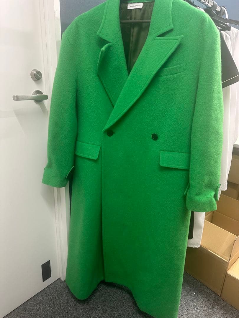 Maison Specialグリーン チェスターコート