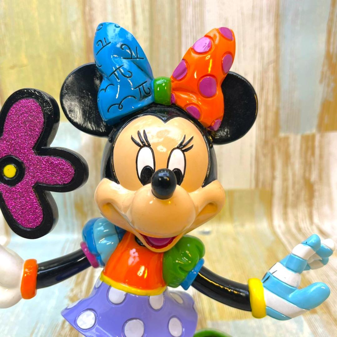ミニーマウス Minnie Mouse エネスコ BRITTO お花 フィギュア