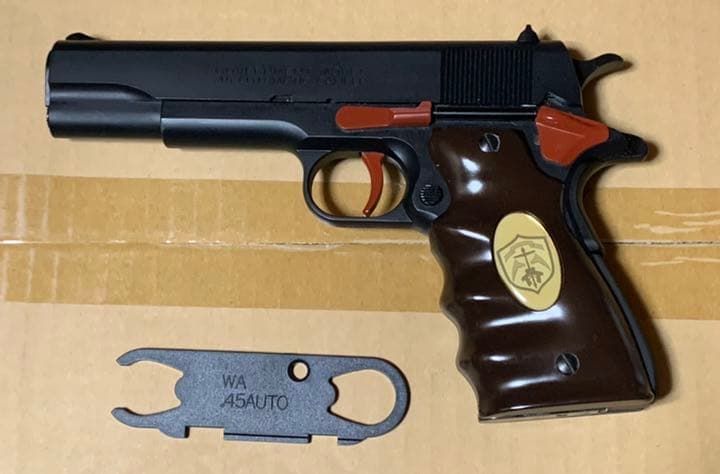 セミ&フル&点射 WA 緋弾のアリア ガバメント ブラック ガスブローバック美