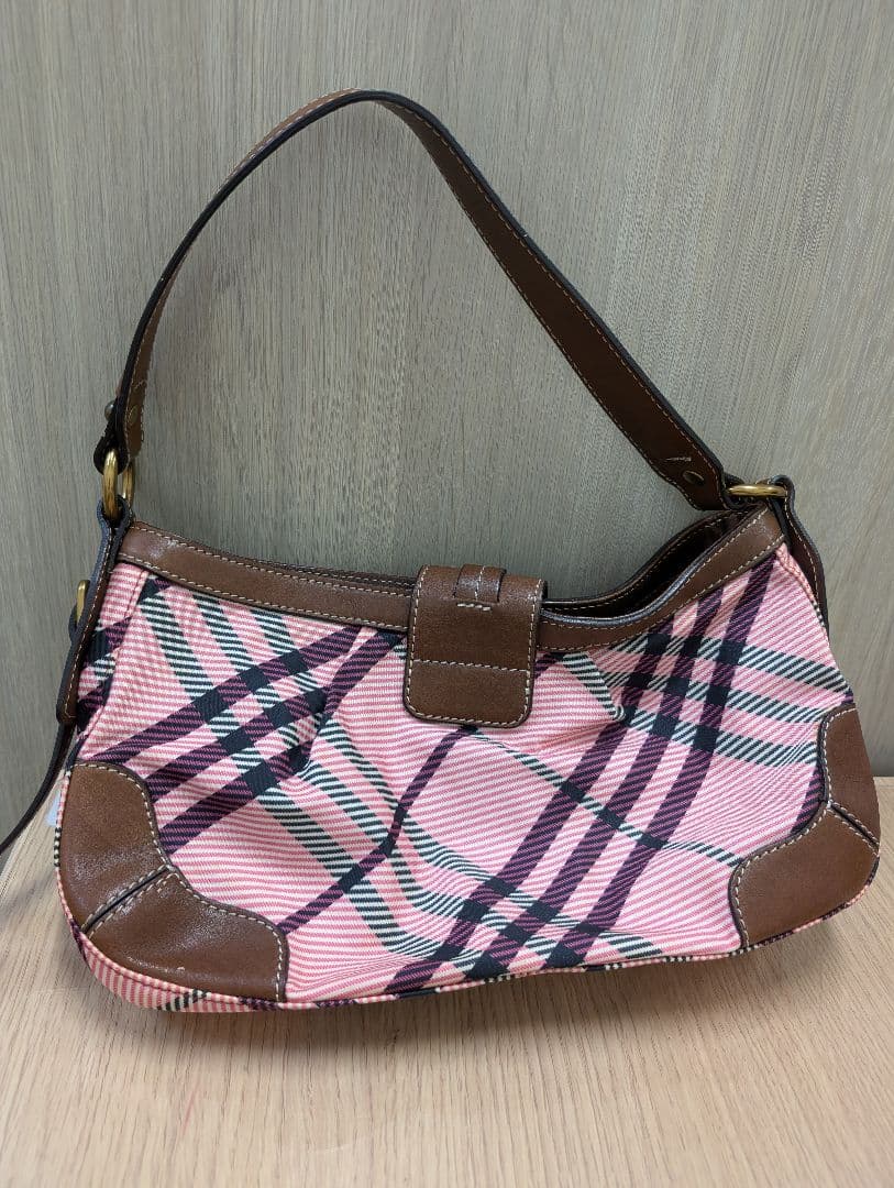 BURBERRY バーバリー ブルーレーベル ノバチェック ハンドバッグ
