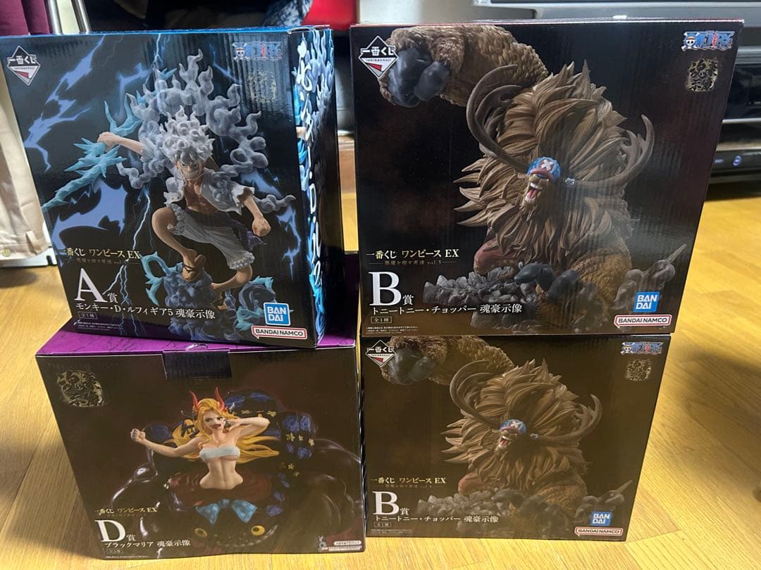 一番くじ ワンピースEX 悪魔を宿す者達vol3 A賞2個 B賞2個 D賞1個