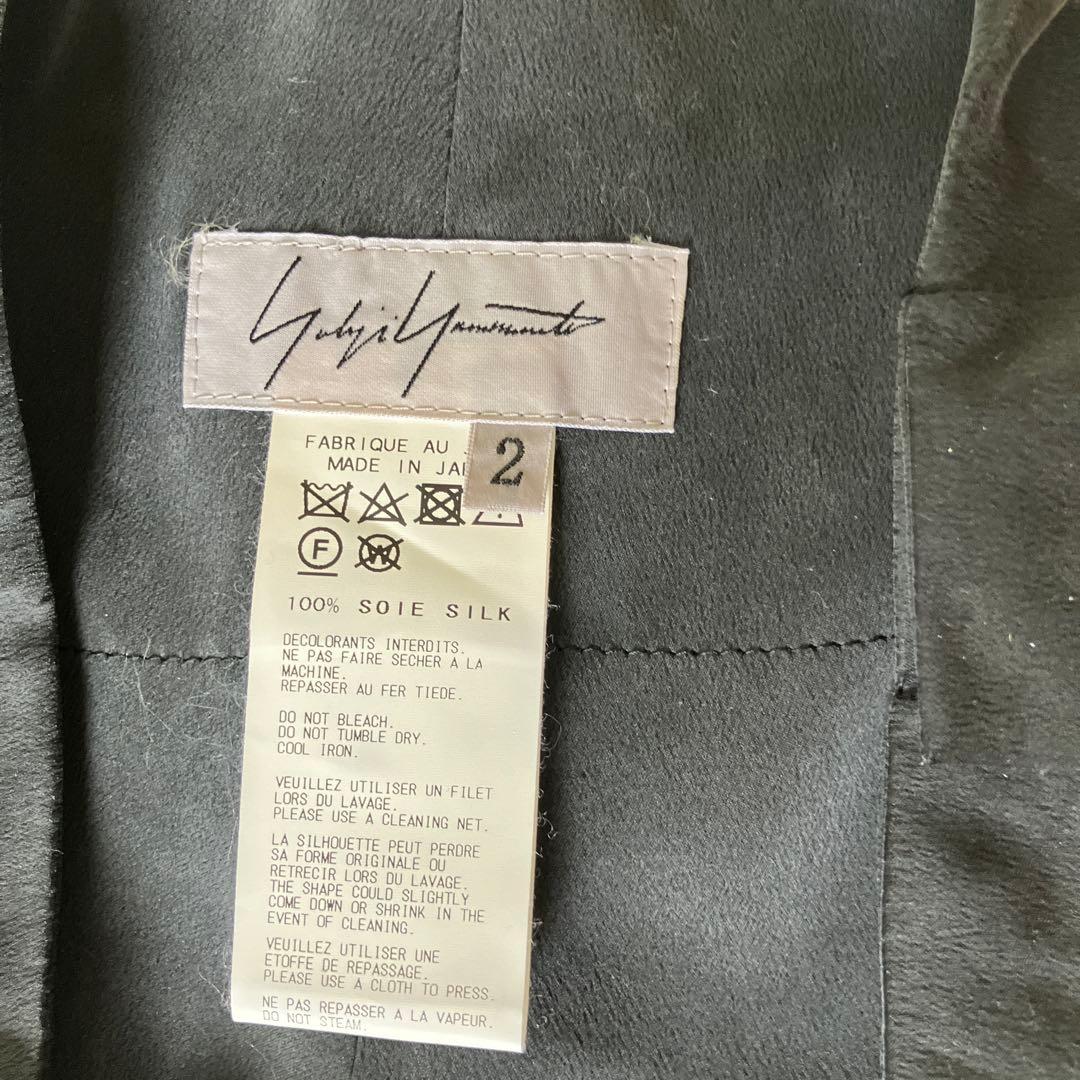 ヨージヤマモト　　 黒のプリーツキュロットパンツ