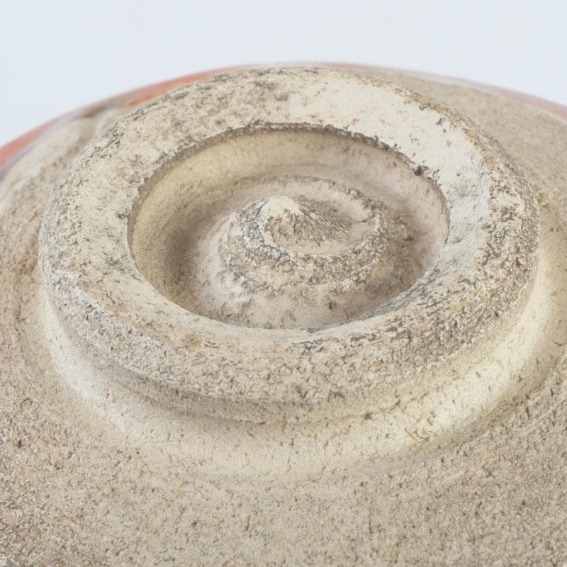 茶道具 楽吉左衛門作 赤楽茶碗 V 9504