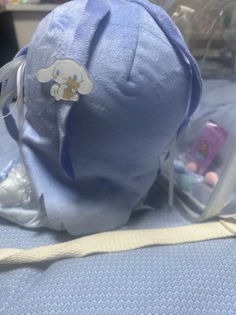 5周年記念 もちWhat！ぬいぐるみ 鈴木羽那 透明バッグ付き