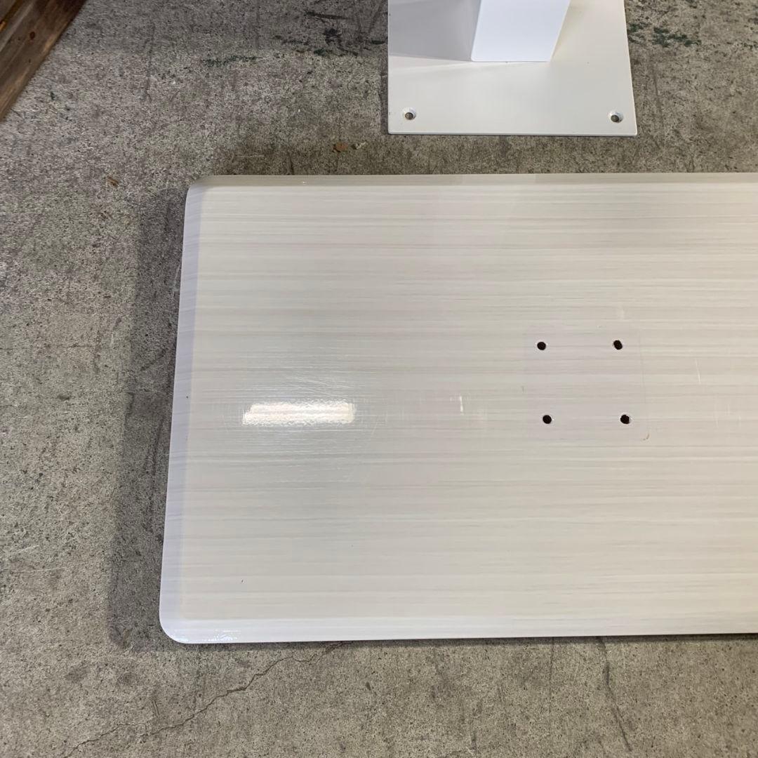 H910\" シギヤマ家具 NORDI 昇降式ダイニングテーブル ホワイト