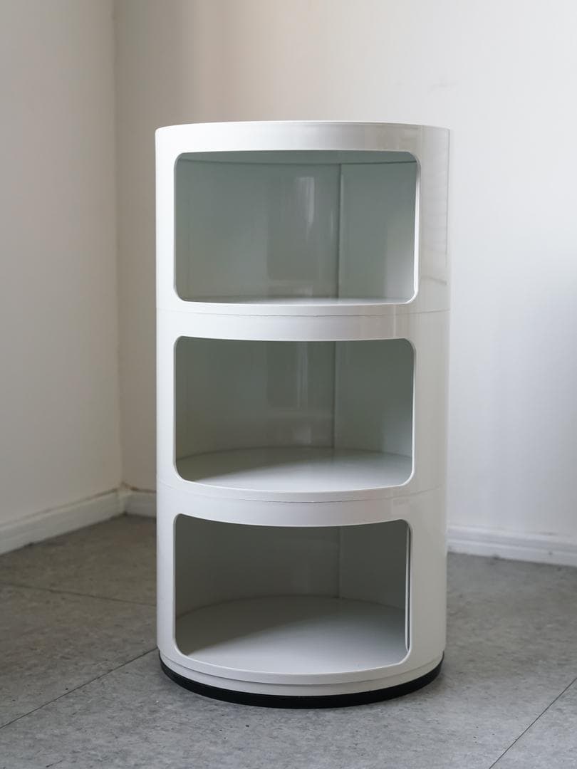 Kartell \"コンポニビリ\" 正規品 3段 ホワイト ミッドセンチュリー
