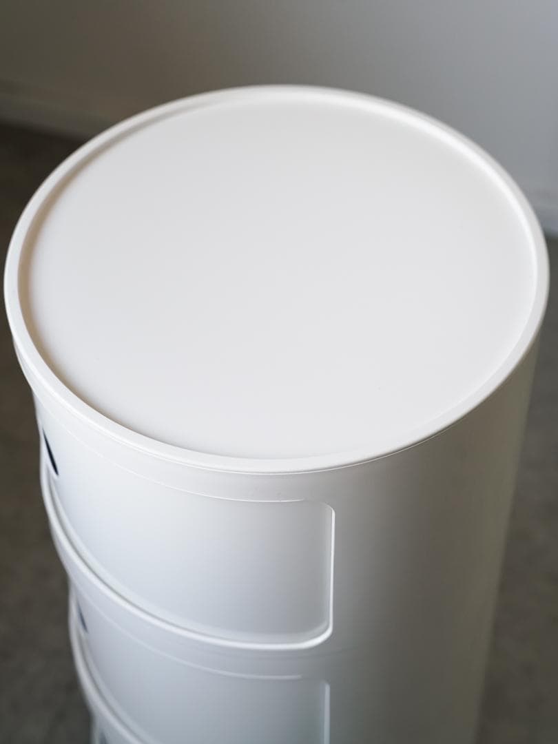 Kartell \"コンポニビリ\" 正規品 3段 ホワイト ミッドセンチュリー